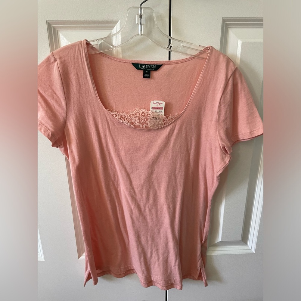 💕Lauren by Ralph Lauren pink t shirt💕